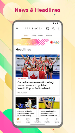 Android application CBC Paralympics: Paris 2024 screenshort