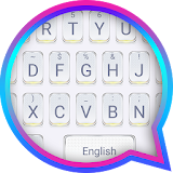 Shine Silver Theme&Emoji Keyboard icon