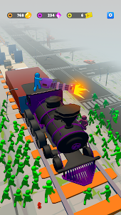 Train Defense: Zombie Game