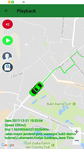 Android application AmmarTracker screenshort