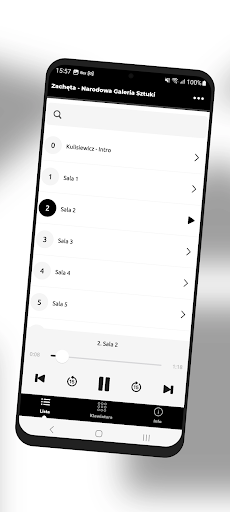 Zachęta Audioguide Screen 3