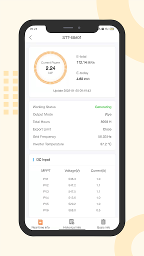 Sunways Portal Screen 2