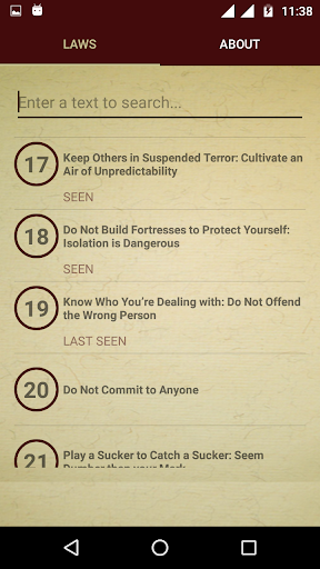 48 Laws of Power Screen 2