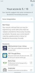 Captura 3 Borderline Personality Test android