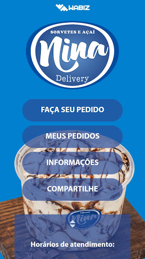 Android application Nina Delivery screenshort