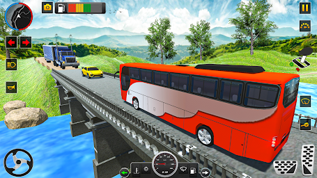 Drive Hill Coach Bus Simulator : Bus Game 2019
