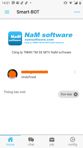 Android application Smart-BOT screenshort