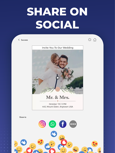 Screenshot Video Invitation Maker