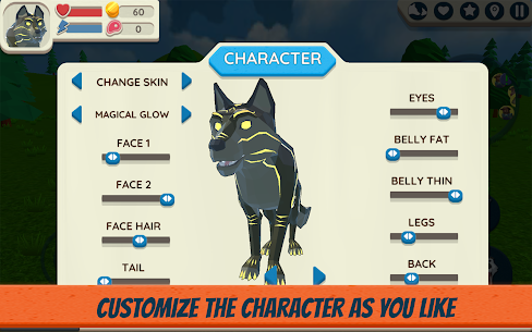 Wolf Simulator: Wild Animals 3D 1.0518 mod APK (Unlimited Coin/Meat) 5