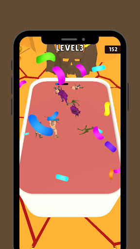 Merge Dinosaurs People Battle Screen 2