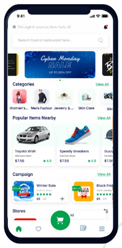 Z Mart: Delivery Partner Screen 3