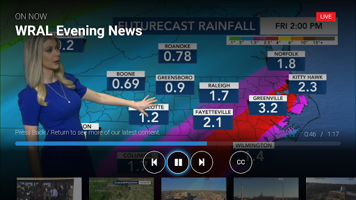 Android application WRAL-TV North Carolina screenshort