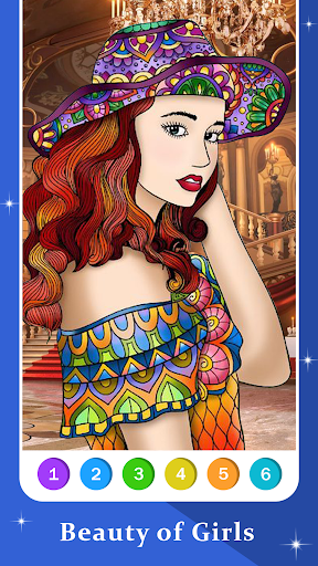 Android application Paint By Number - Coloring screenshort