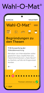 Wahl-O-Mat Screenshot