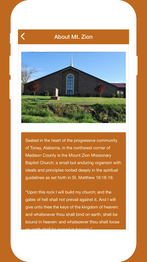 MOUNT ZION MISSIONARY BAPTIST Screen 2