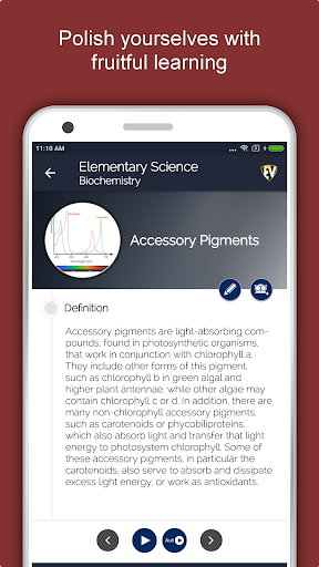 Screenshot of Basic Science Dictionary