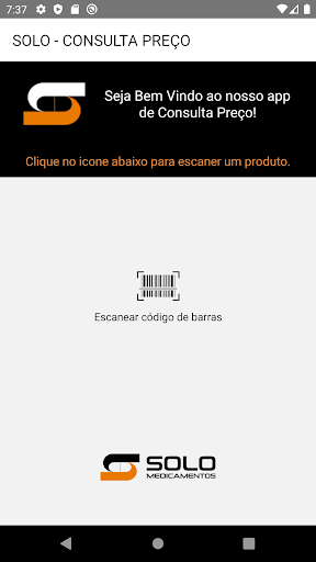 Android application SOLO - Consulta Preços screenshort