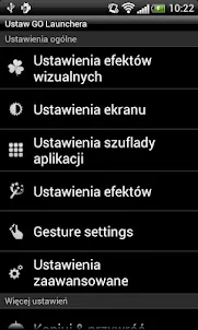 GO LauncherEX Polish language