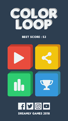 Android application Color Loop screenshort