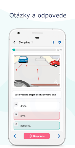 Autoškola Testy - Slovensko Screen 3