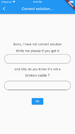 Mobile Expert System Screen 3