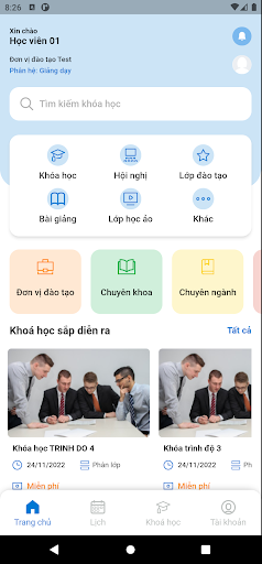Android application Elms Bộ Ban Ngành screenshort