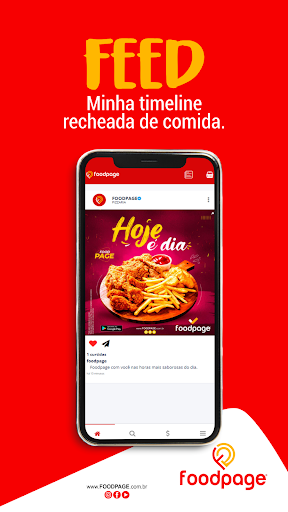 Android application Foodpage screenshort