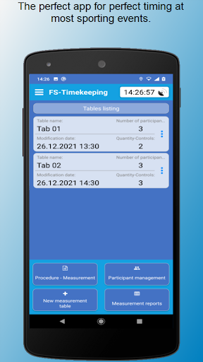 Android application FS-Timekeeping screenshort
