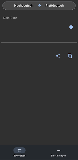 Android application Översetter - Plattdeutsch screenshort