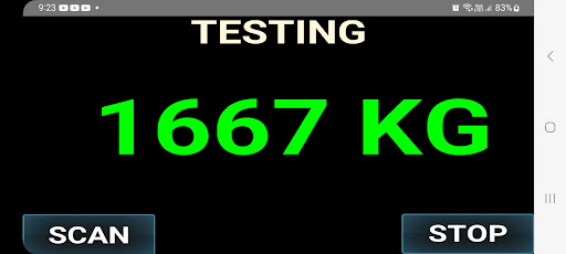 Android application JWE V3 Plus Scales screenshort