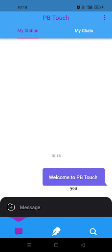 Android application PB touch screenshort