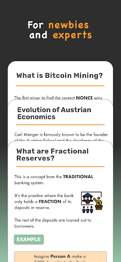 Yzer: Learn Bitcoin & Finance Screen 3