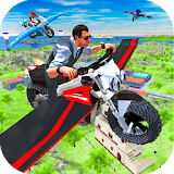 Flying Motorbike Real Simulator icon