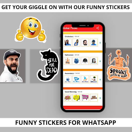 Funny WASticker Sticker Pack Screen 2