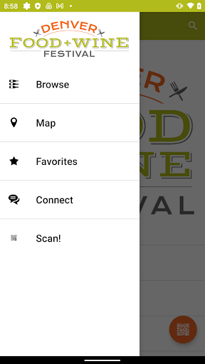 Android application Denver Food and Wine screenshort