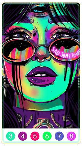 Pattern Art Color by Number screenshot