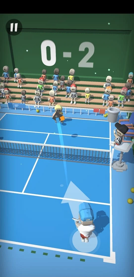 Tennis 3D - Shot Ball Hard