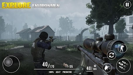 Fort Battle Night Sniper Mode