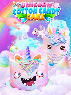 Unicorn Cotton Candy Cakeのおすすめ画像1