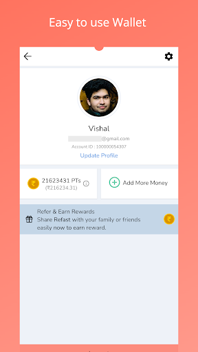ReFast - Cashback Recharge DTH Screen 3
