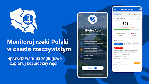 Polskie Rzeki, Stany Wód, Mapa