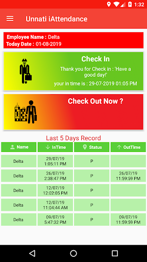 Unnati iHR Screen 2