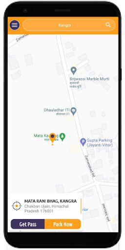 Android application Eryo Parks screenshort