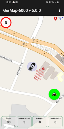 LVC Areas (Motorista) Screen 2
