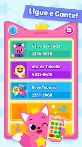 Pinkfong Bebê Tubarão Celular