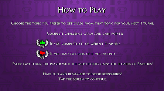 Bacchus: The Drinking Game
