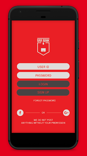 Android application BAR BANK screenshort