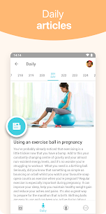 Pregnancy + | tracker app, week by week in 3D 3