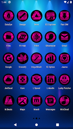 Oreo Pink Icon Pack Screen 3