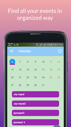 Calendar Screenshot 4 - AppWisp.com